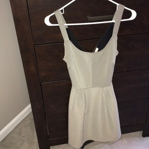 Open back mini dress